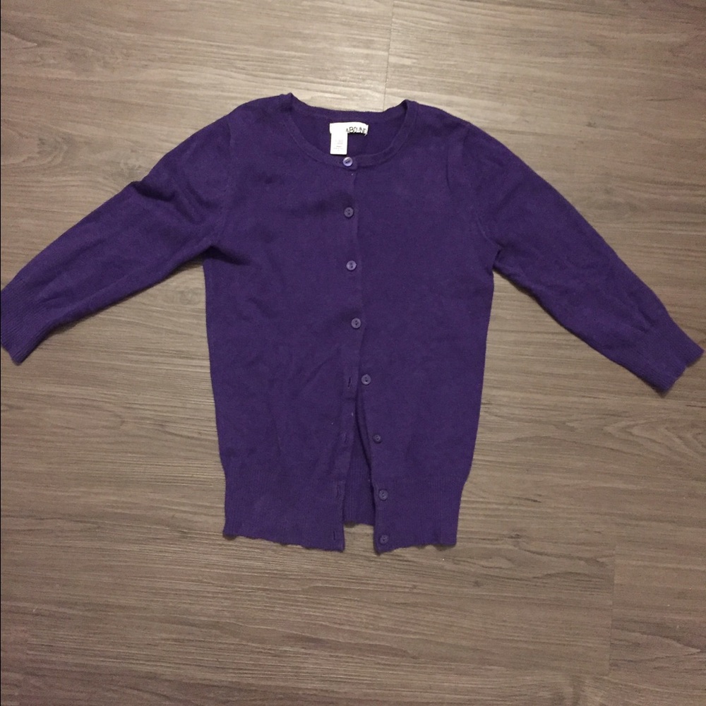 Pink and purple 3/4 sleeve sweaters