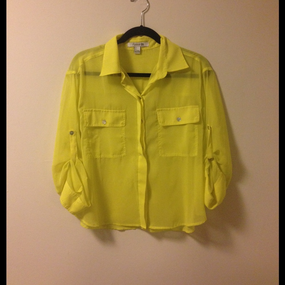 Forever 21 Sheer Blouse