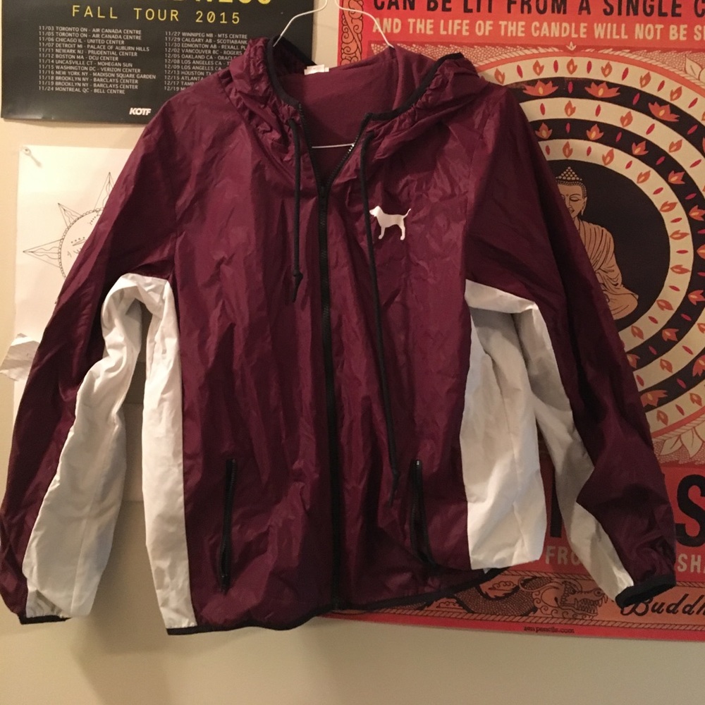 VS Pink Rain Jacket