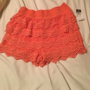 Coral shorts
