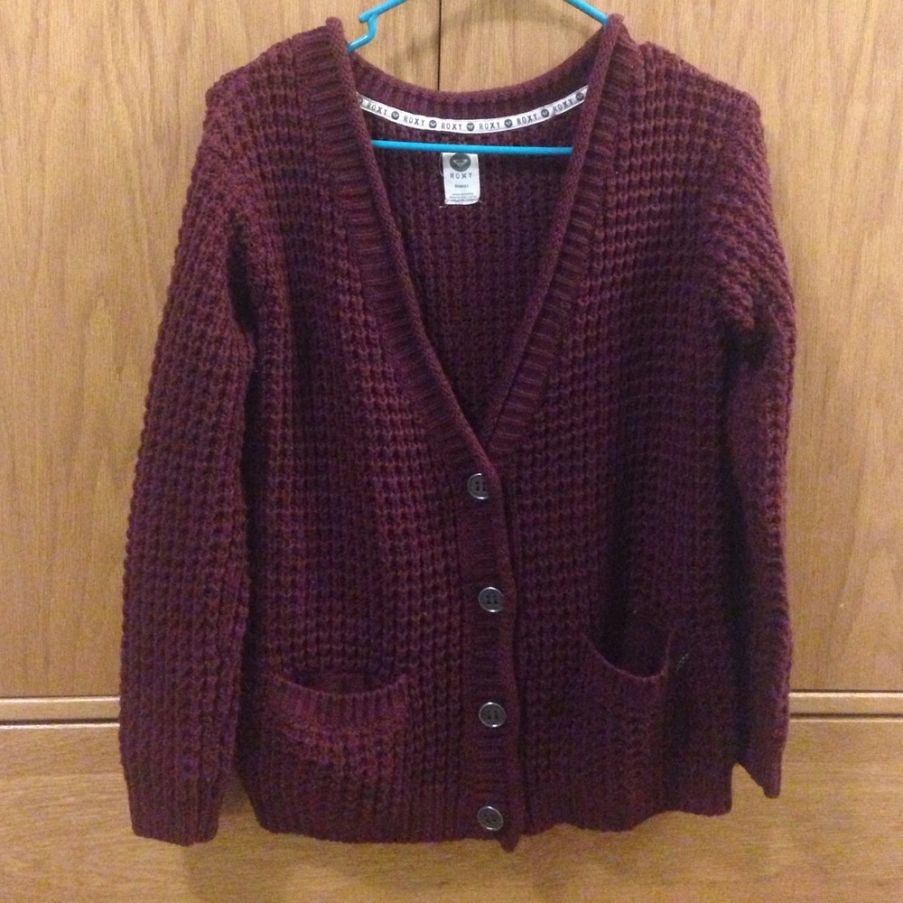 Cozy Oversized Maroon Sweater