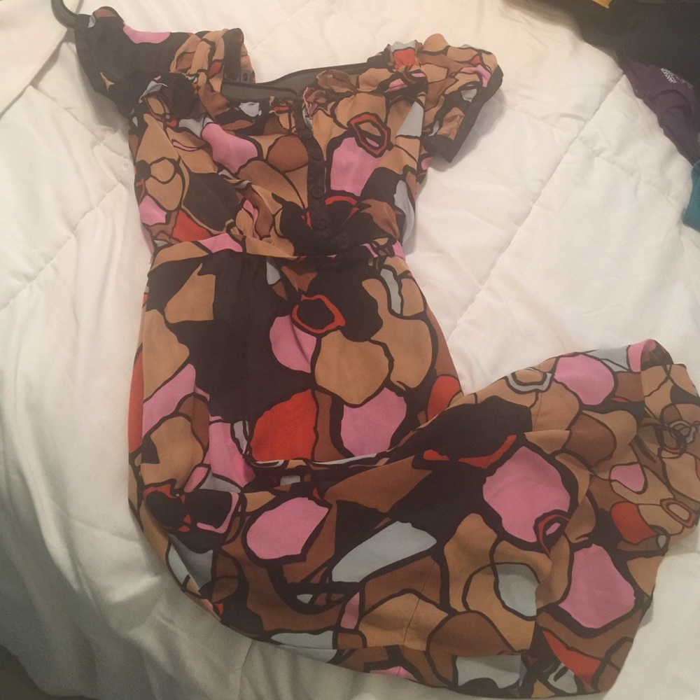 Sheer colorful dress