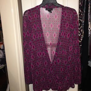 INC sheer blouse 3X no stains or snags non smoker