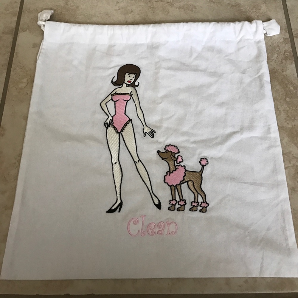 Anna Moi lingerie drawstring bag