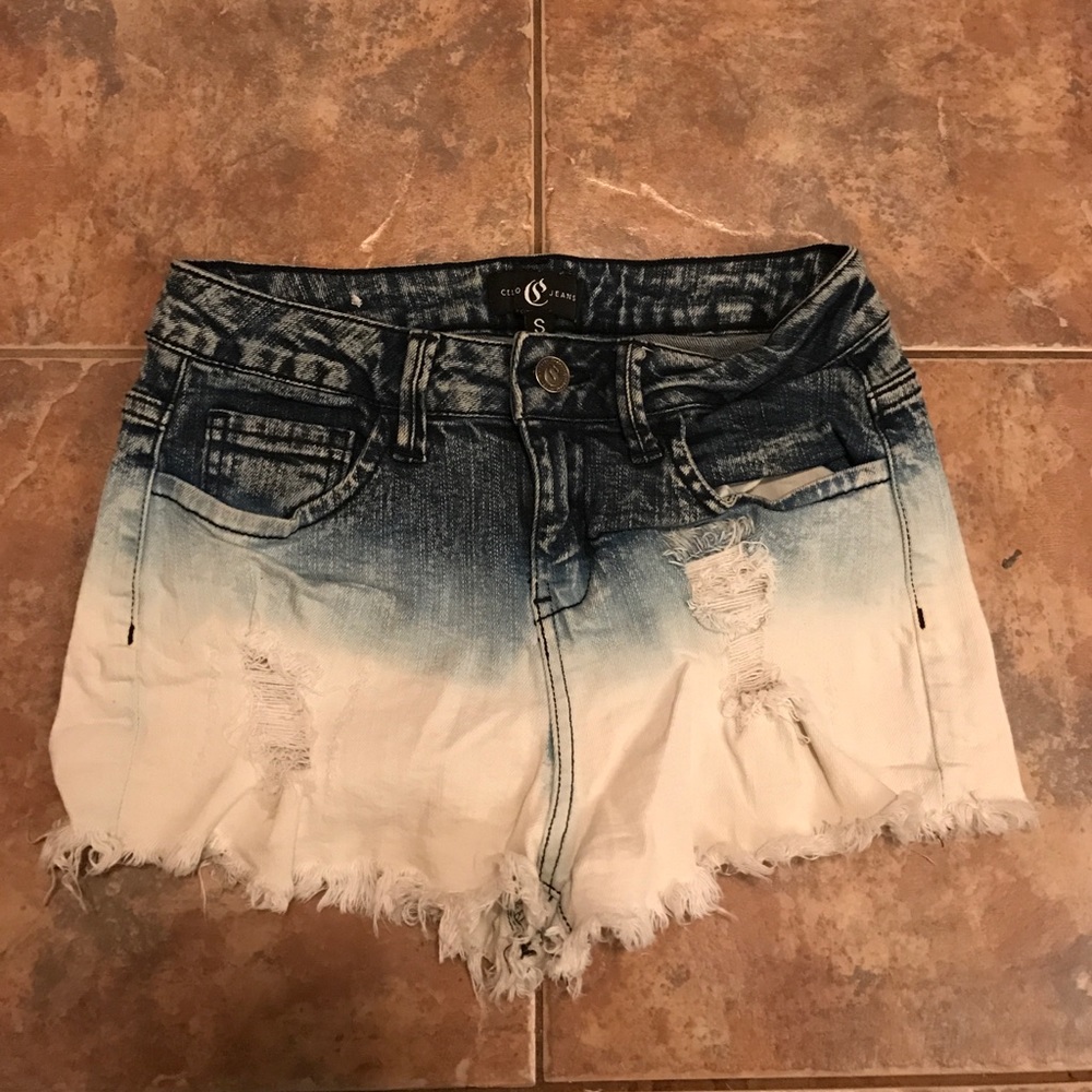 🔥SALE🔥 ombré denim shorts