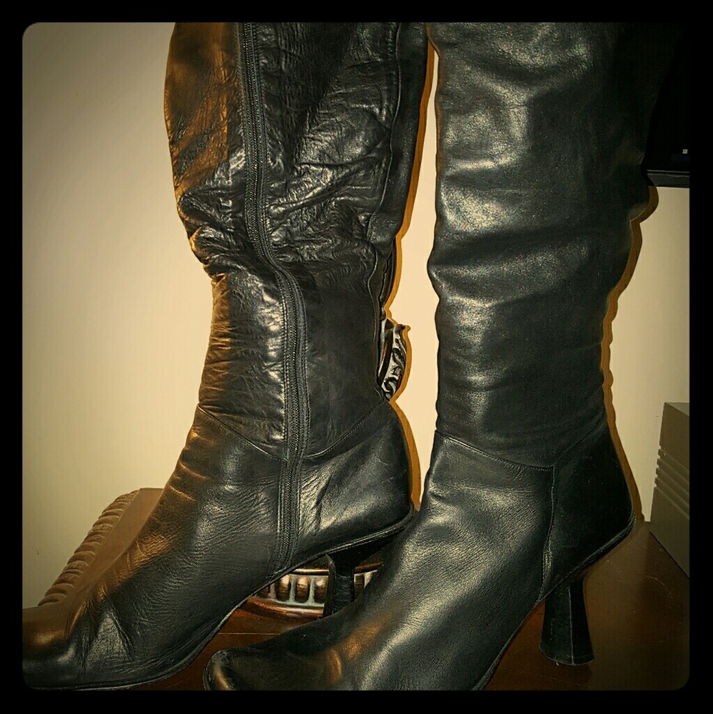 Phenomenal Slouch Kenneth Cole Leather Boots