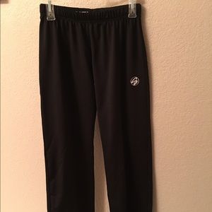 Black active sweat pants