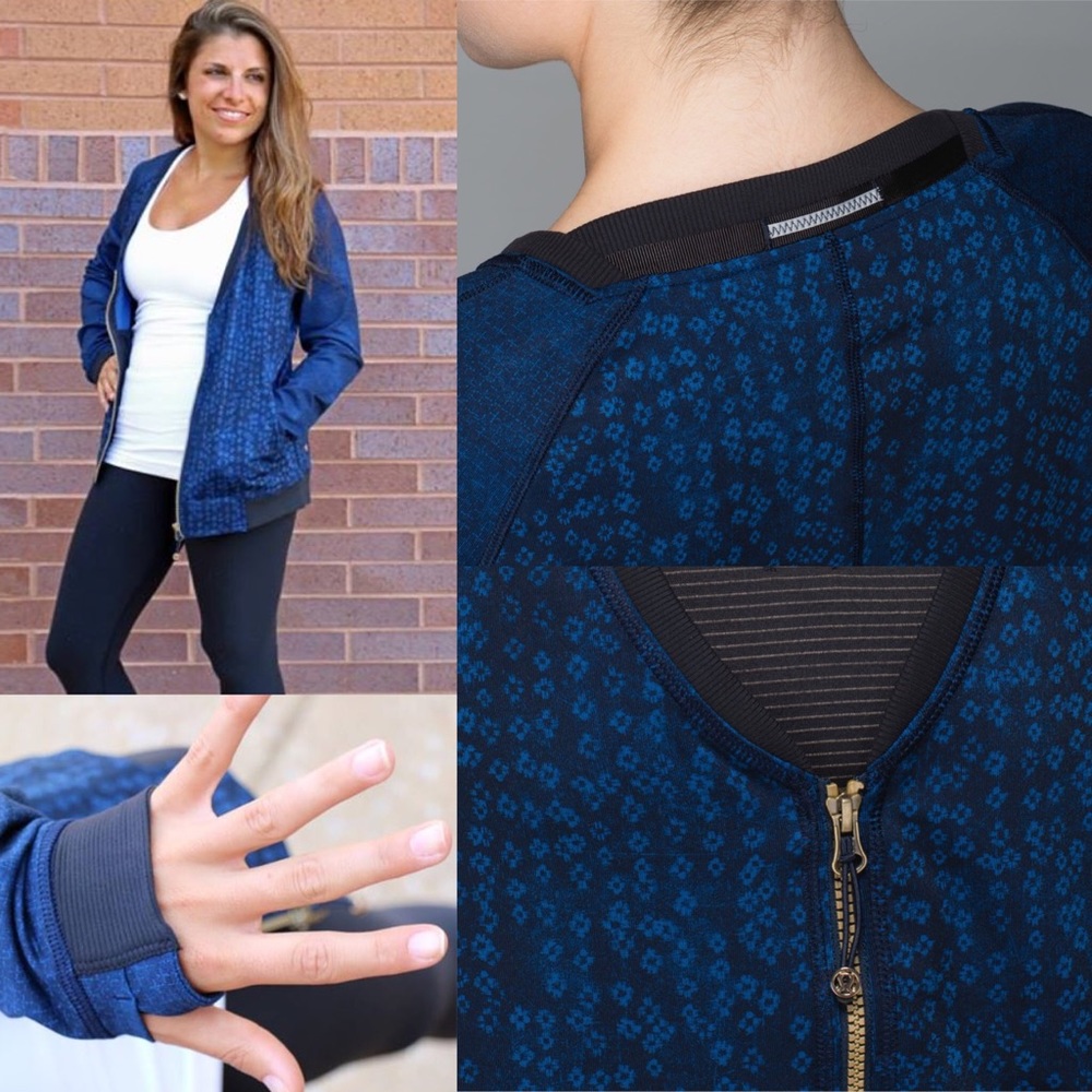 Lululemon Run H'Om Jacket sashico kanoko rose gold