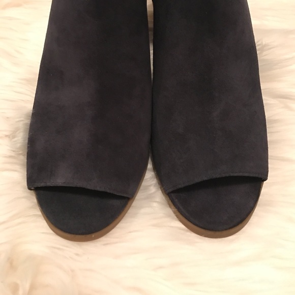 Sold Lucky Brand Blue Peep Toe Booties - Picture 7 of 8