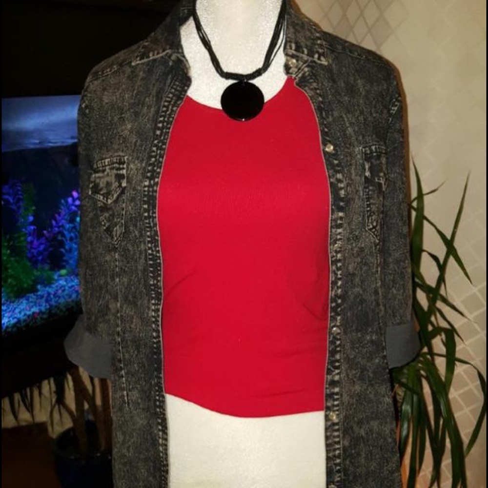 Henry Hill long denim jacket
