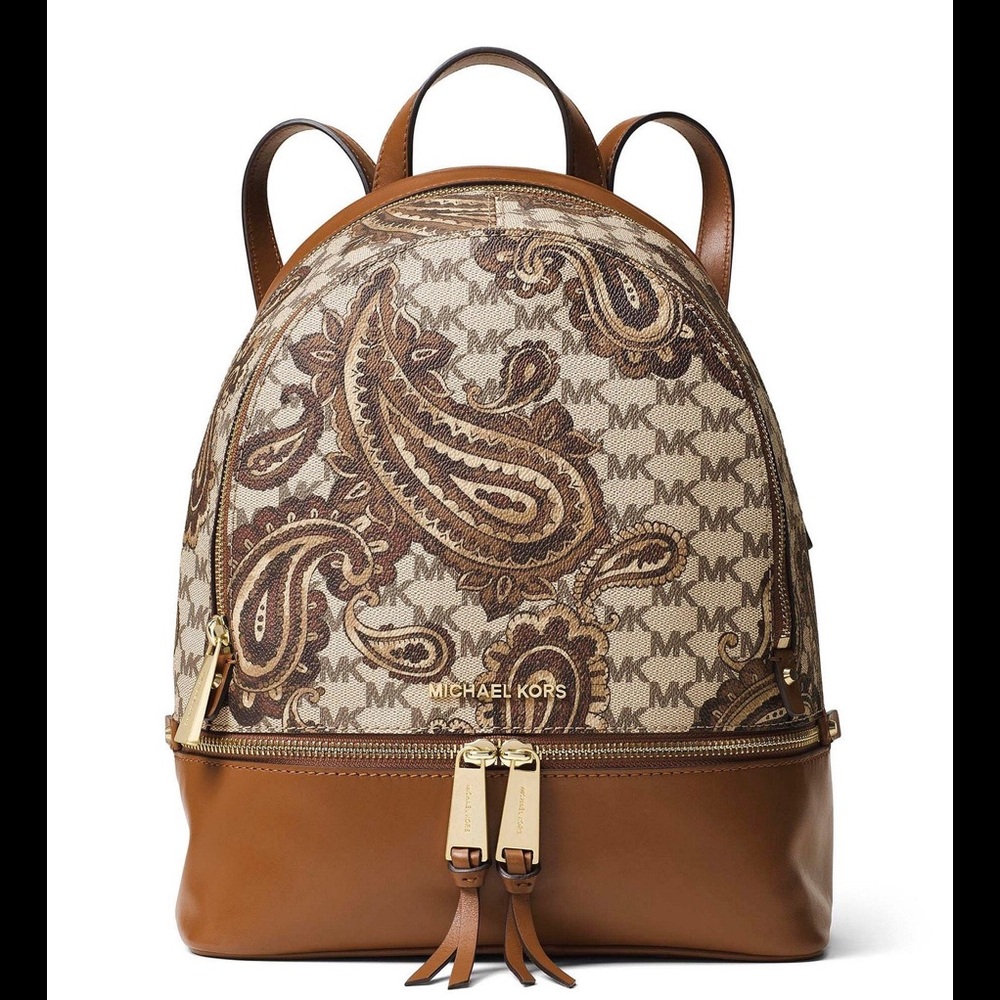 Michael Kors STUDIO Paisley Rhea Medium Backpack - Picture 1 of 5