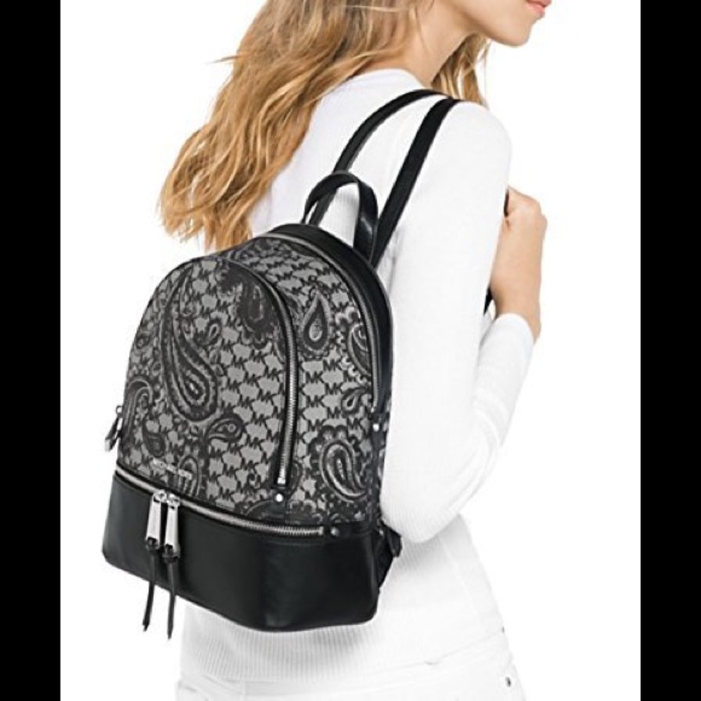 Michael Kors STUDIO Paisley Rhea Medium Backpack - Picture 4 of 5