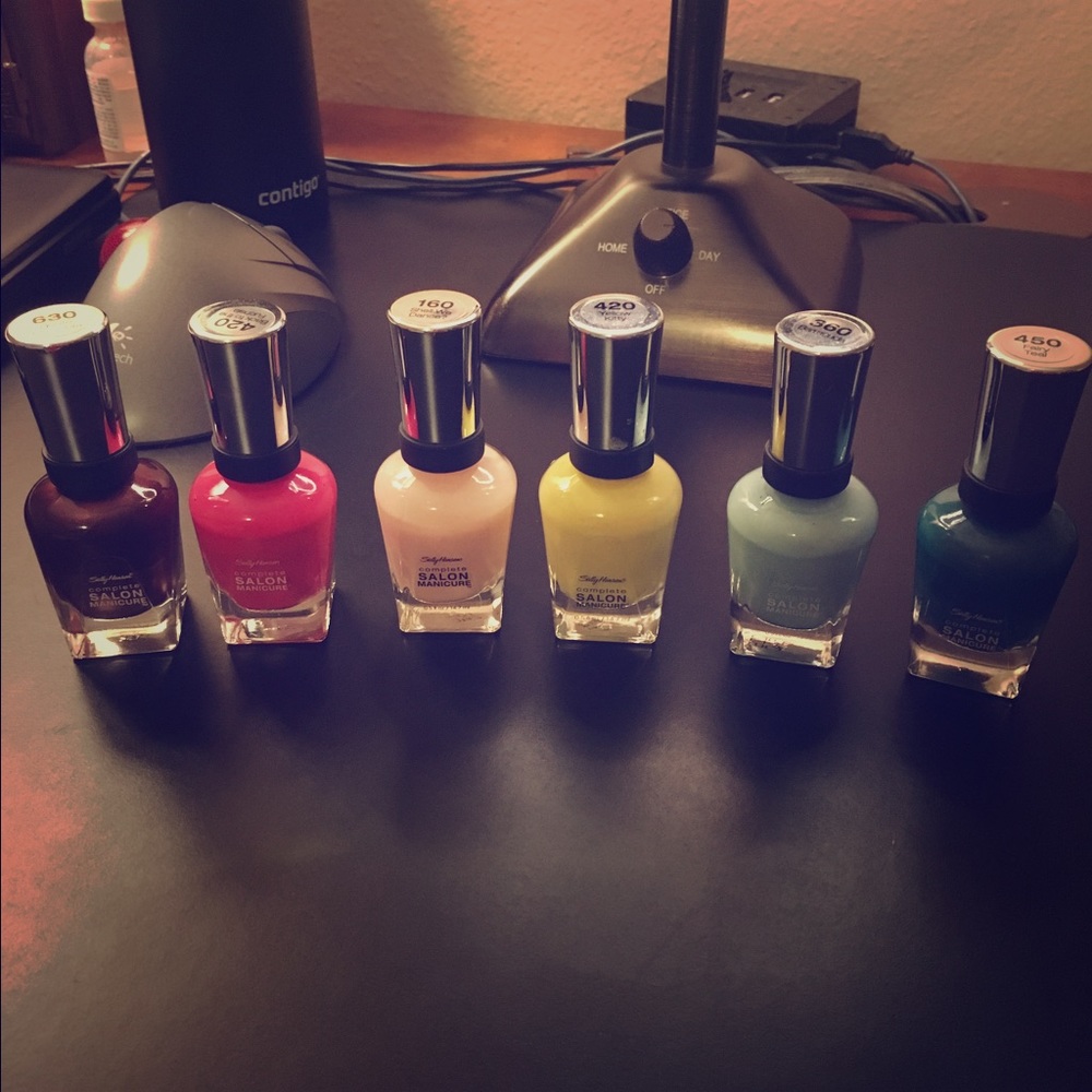 Sally Hansen Nail Polish Lot of 6!