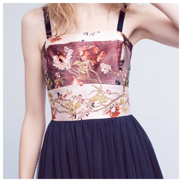 SOLD•Anthropologie• Tulle Skirt Dress - Picture 2 of 3