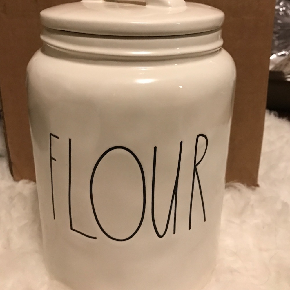 Rae Dunn Flour Canister Reserved