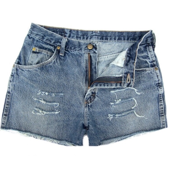 Wrangler Pants - Vintage Wrangler Denim Shorts