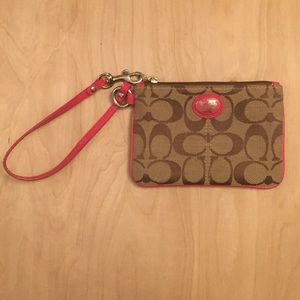 Classic Coach Wristlet