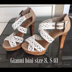 Gianni bini pumps/ sandals size 8