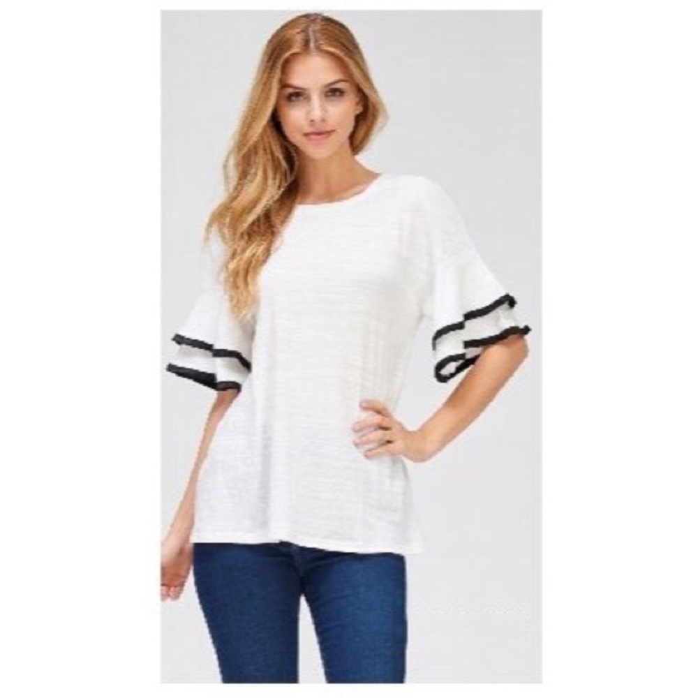 ALLIE Bell Sleeve Top