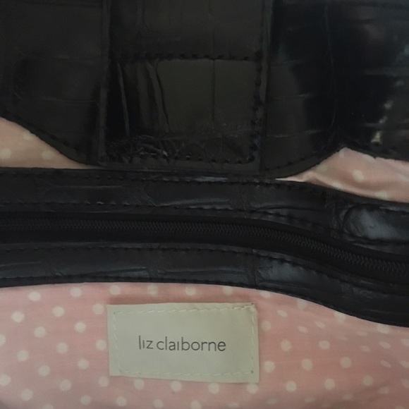 Croc embossed satchel - Picture 4 of 5