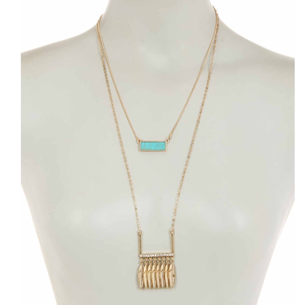 Danielle Nicole Brushed Gold Indigo Statement