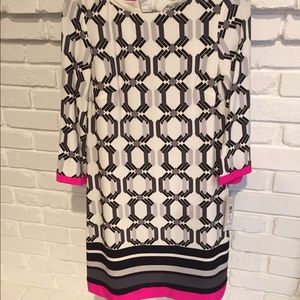 Eliza J NWT size 6 geometric dress sheath