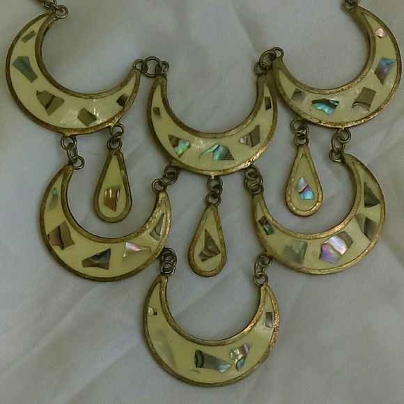 SOLD Taxco Mexican Sterling Enamel Abalone - Picture 6 of 8