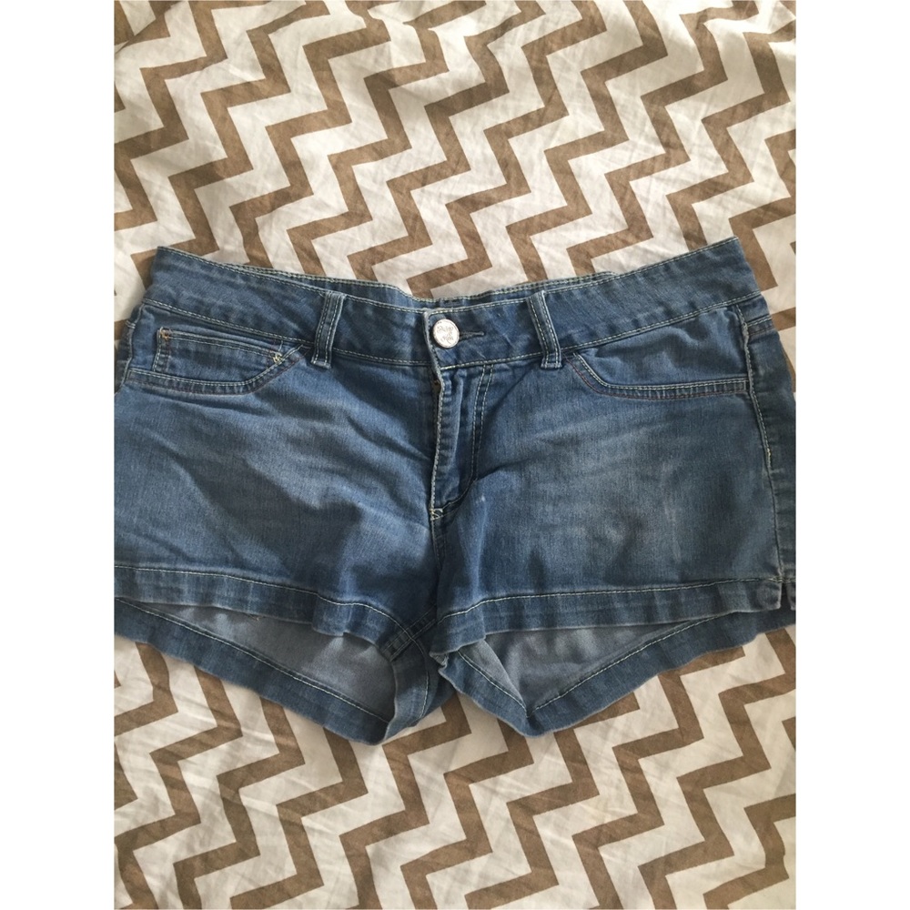 Denim shorts
