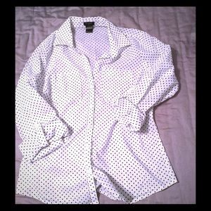 Ann Taylor Polka Dot Top Sale