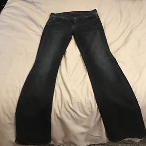 Black Skinny Bootcut Seven for all Mankind Jeans