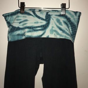 Hard Tail blue tie dye yoga pants