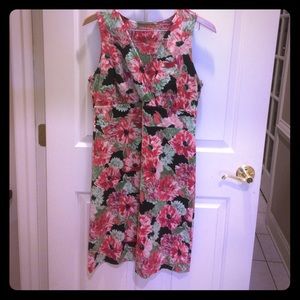 Talbots floral dress size medium
