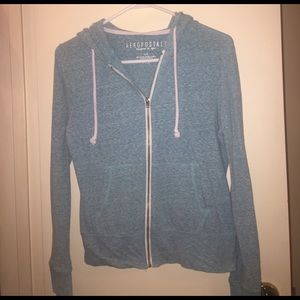 Lightweight zip hoodie
