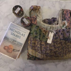 Anthropologie Floreat peasant blouse