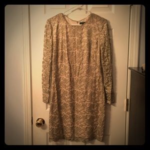 BRAND NEW Gold Lauren by Ralph Lauren Dress