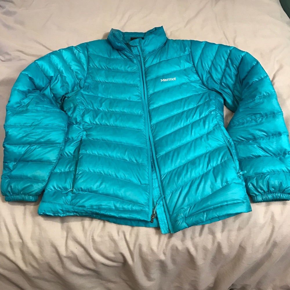 Teal Large Marmot Coat