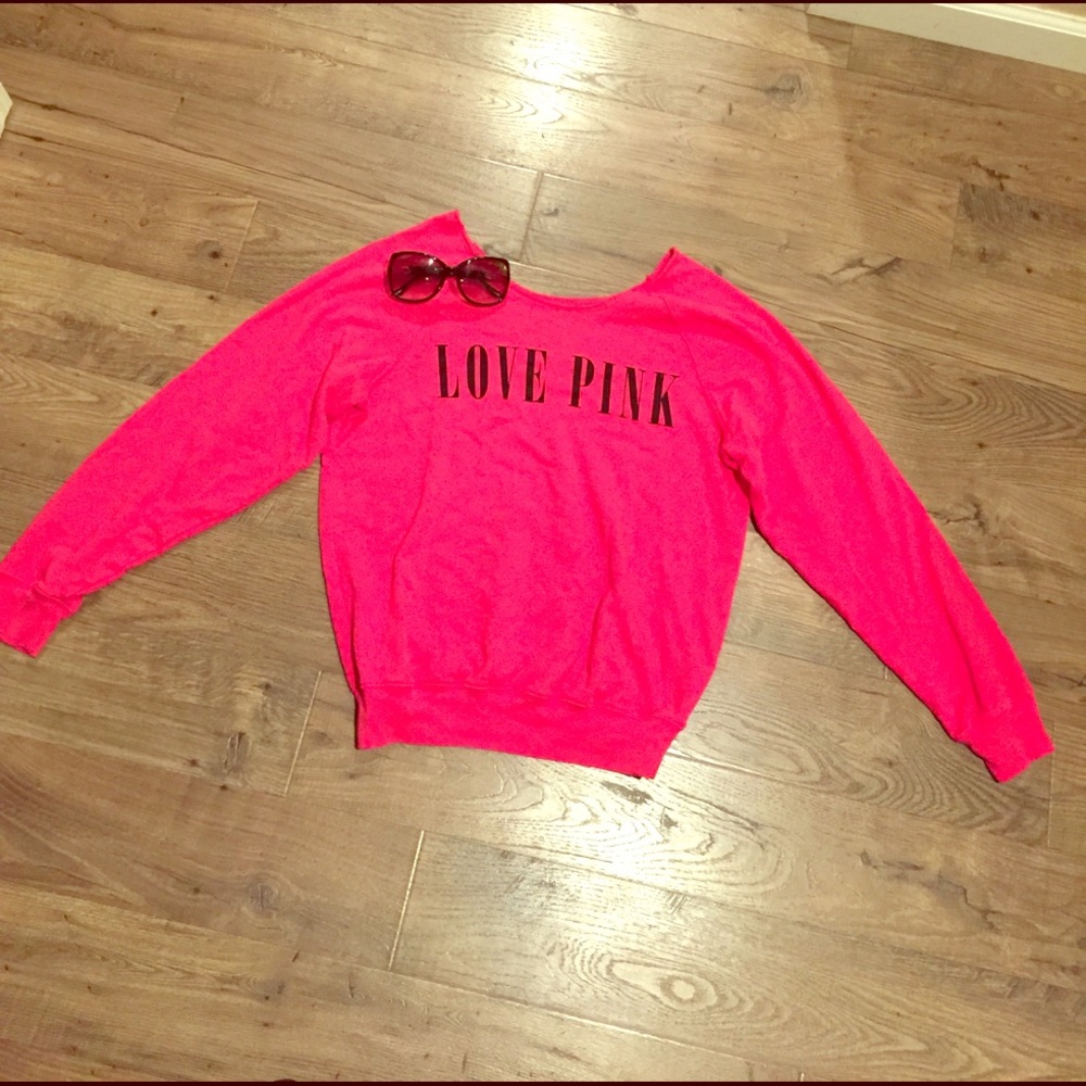 🎀VS pink slouchy pull over 🎀