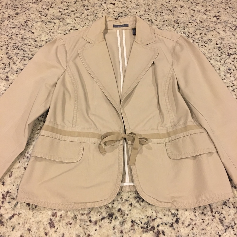 Liz Claiborne Khaki Jacket