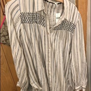 ISO Anthropologie Floreat Striped Shirt