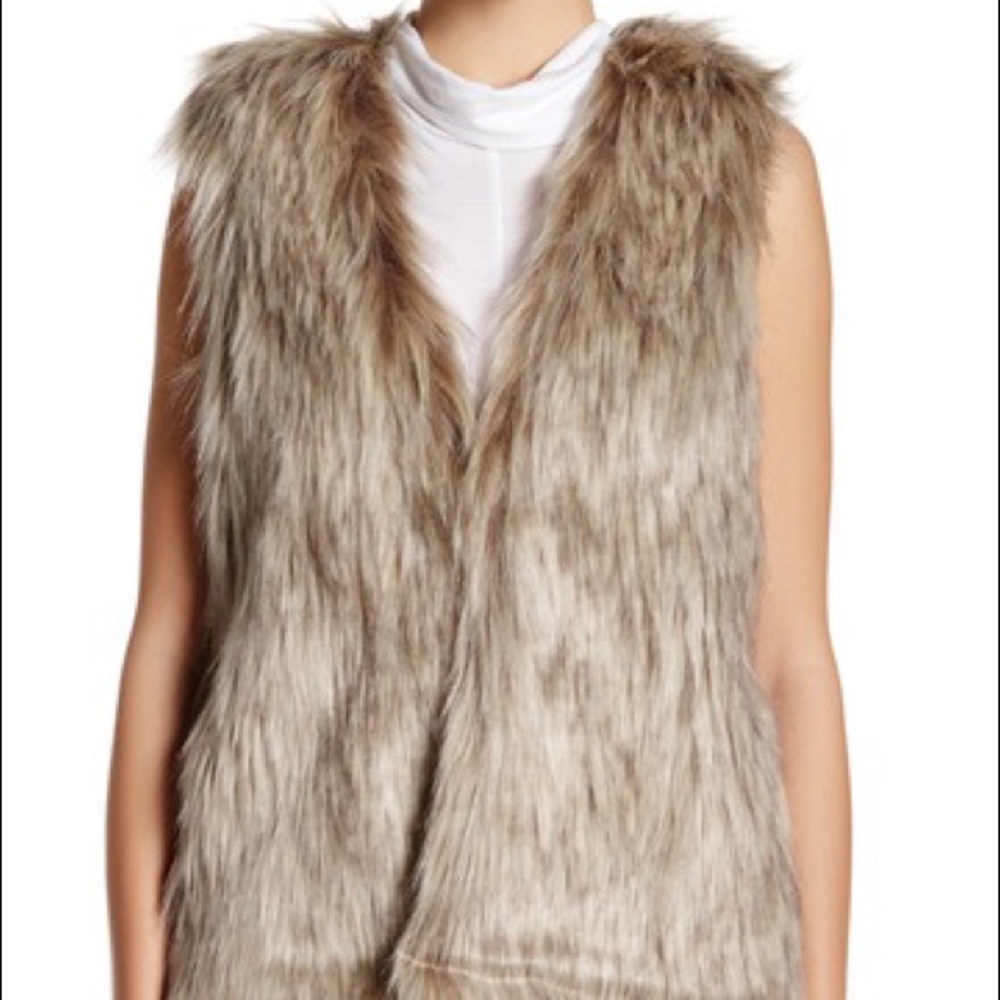 Cupcakes and Cashmere Faux Fur Vest