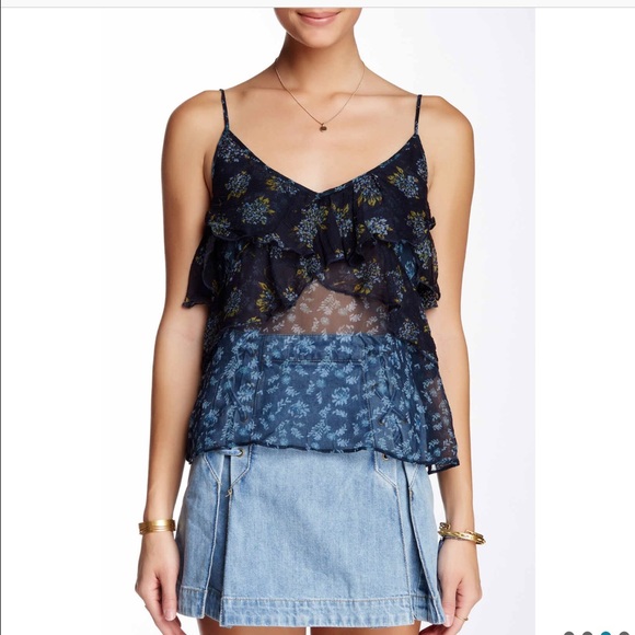 Free People All Things Flow - Spag Strap Tank L - Picture 2 of 6