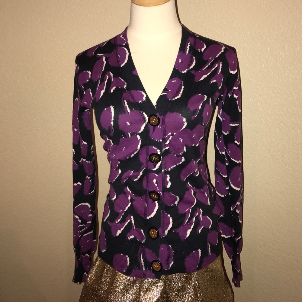 TORY BURCH Cardigan Sweater Size XS - Picture 1 of 4