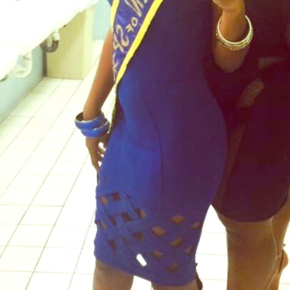 Go get em blue dress