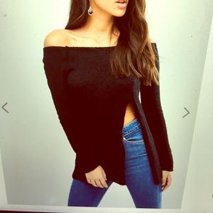 ASOS Tunic Off Shoulder and front Split