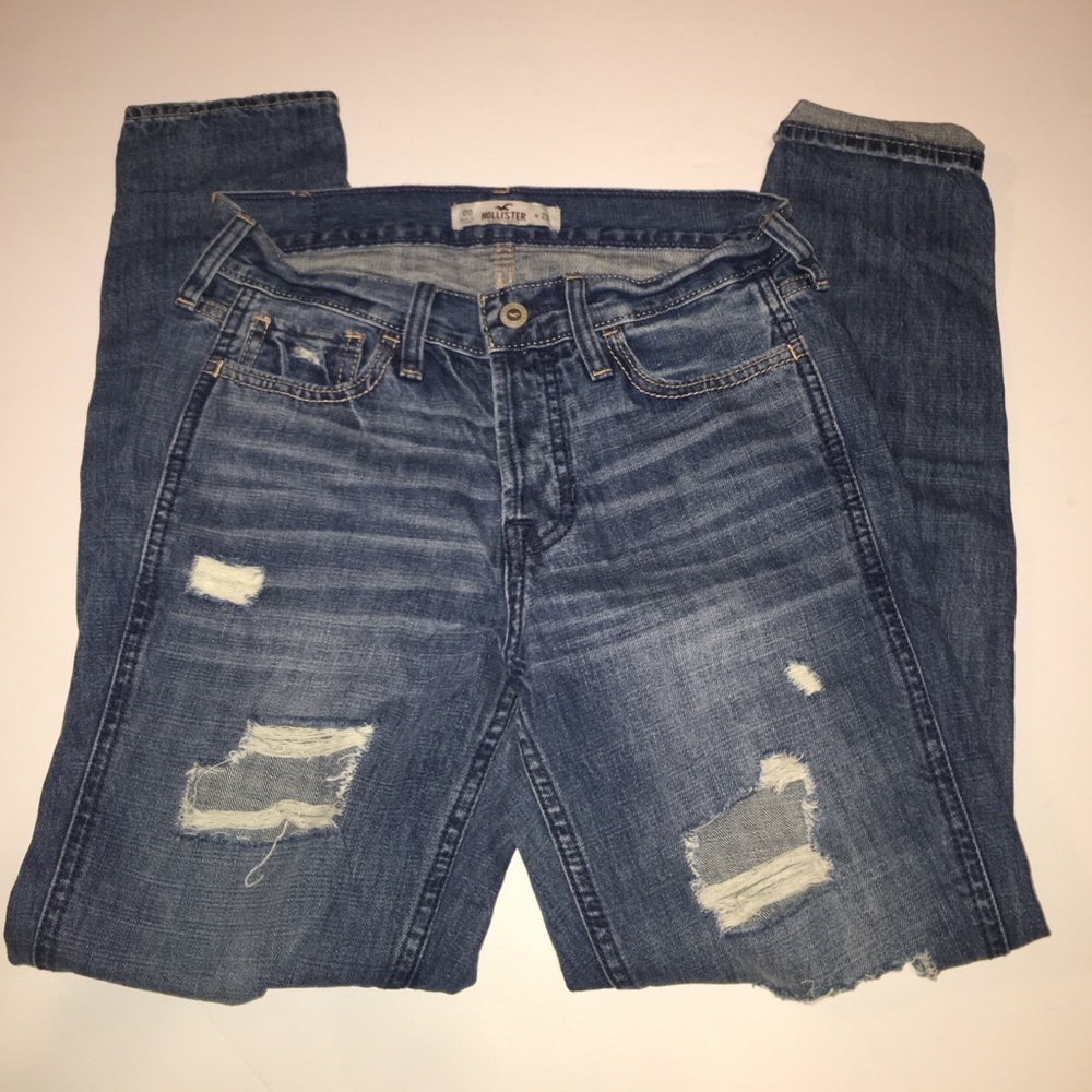 Hollister Distressed Boyfriend Jeans