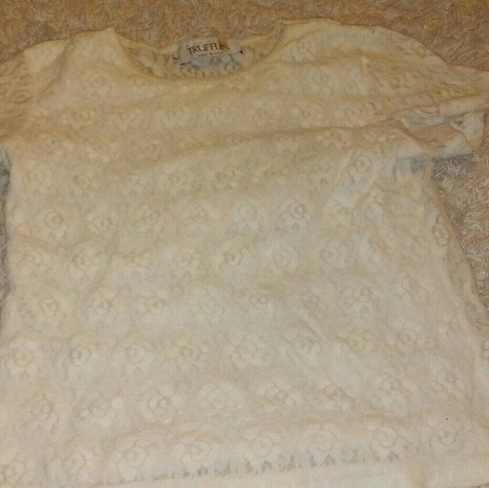 White lacey shirt