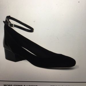 Gap block heel ankle strap