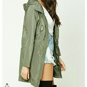 *NWT* Olive Green Light Weight Jacket F21