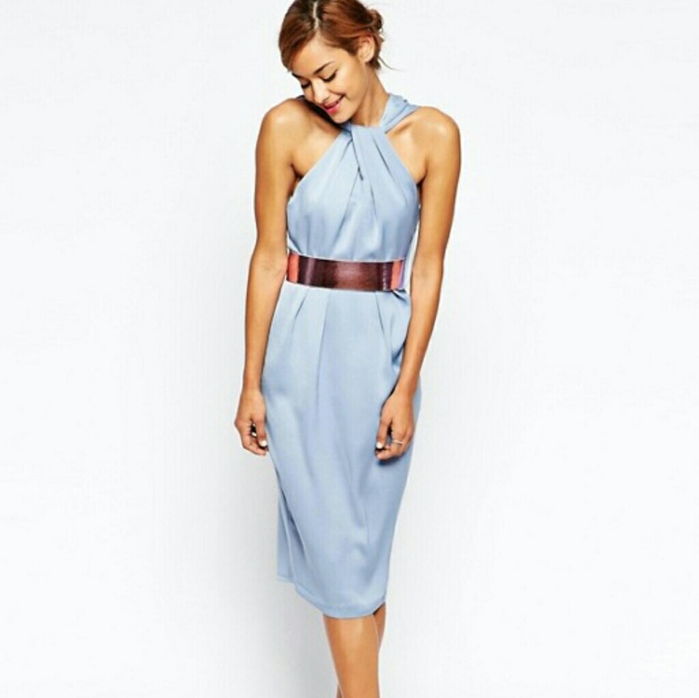 ASOS Twist Front Pencil Dress