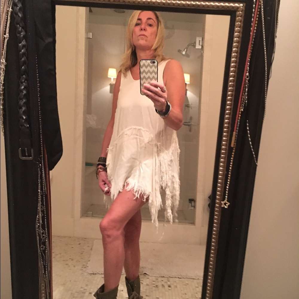 Quintessential Unif shredded dress!  S/L